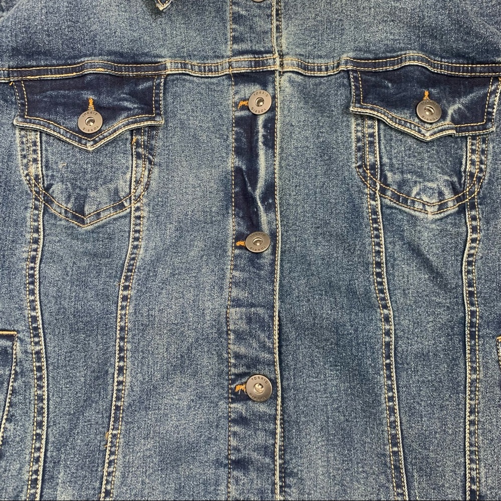 Torrid Traditional Dark Wash Denim Jacket - Picture 12 of 12